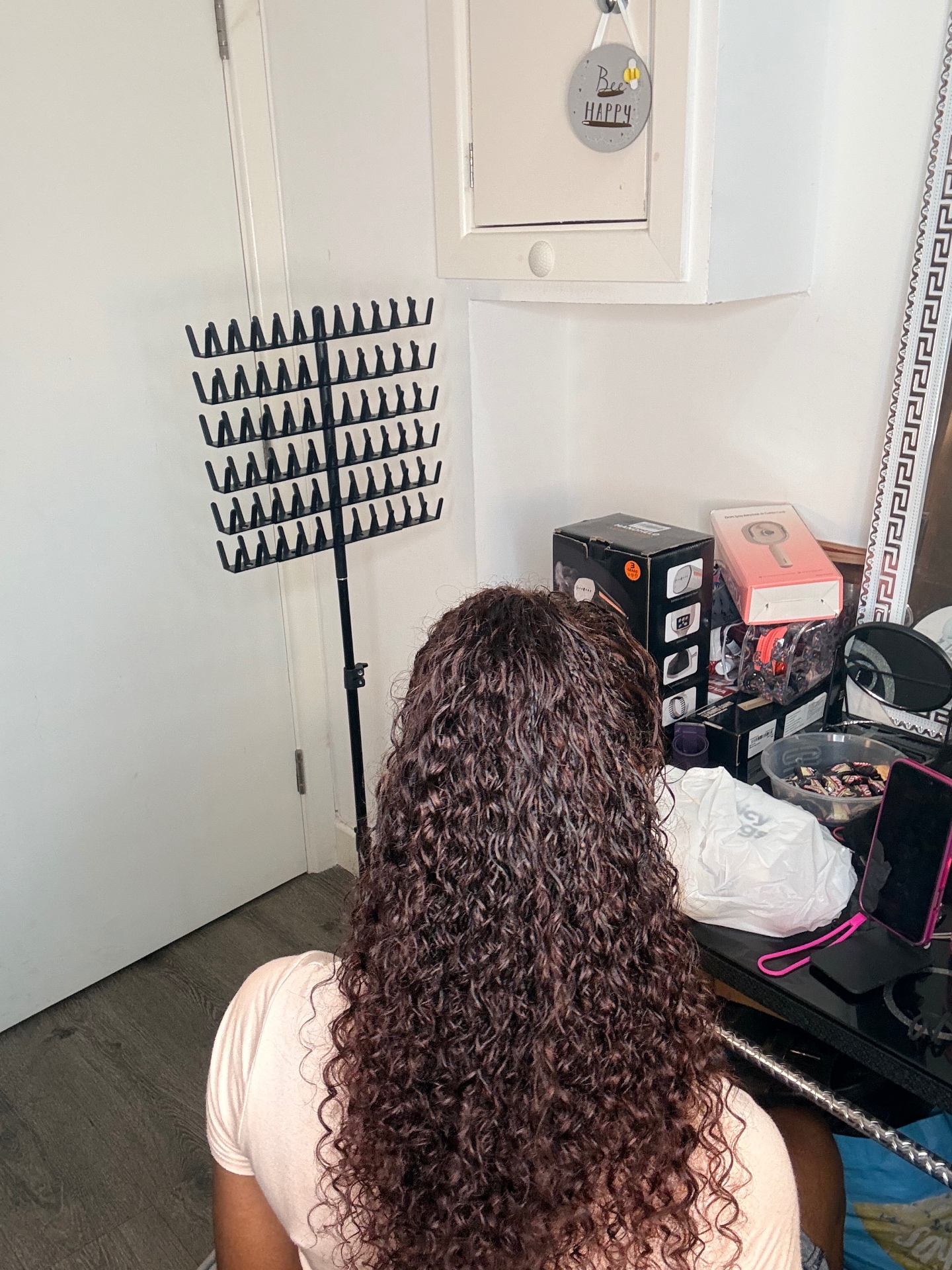 Boho braids styled at the Leeds studio