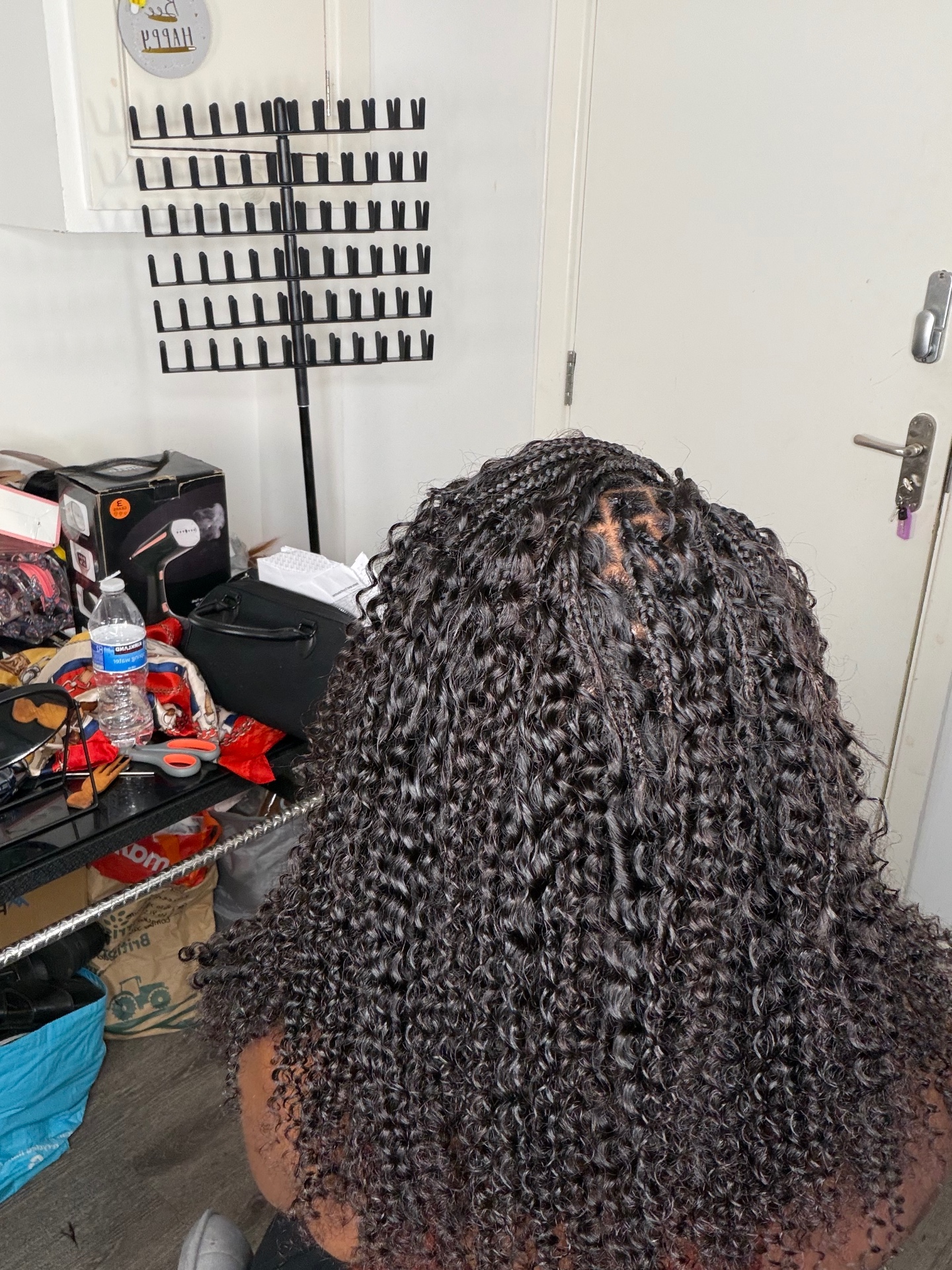 Boho braids styled at the Leeds studio